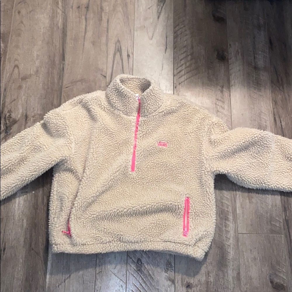 Vans Sheep skin quarter zip. Plus shipping